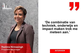 BV/BmS Talk met Reshma Nirmalsingh: ‘De combinatie van techniek, onderwijs en impact maken trok me meteen aan’